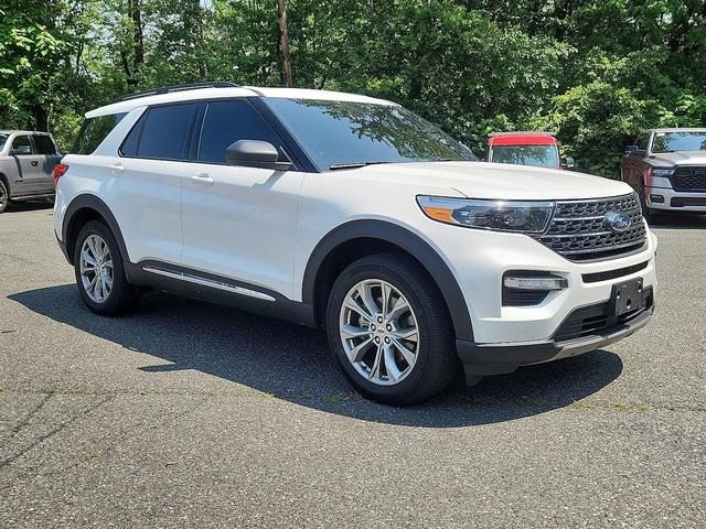 Photo of 2024 Star White Metallic Tri-Coat Ford Explorer