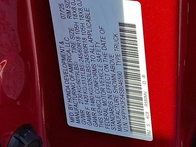 Photo of 2025 Radiant Red Metallic II Honda Ridgeline