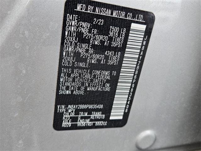 Photo of 2023 Brilliant Silver Metallic Nissan Armada
