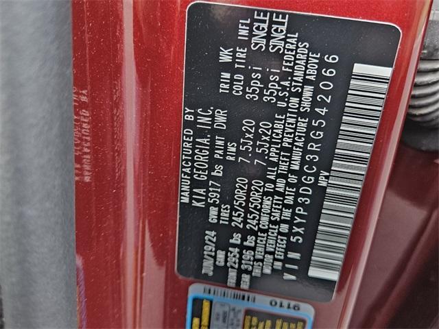 Photo of 2024 Red Kia Telluride