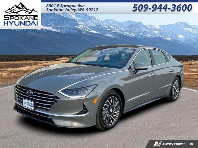 Photo of 2022 Hampton Gray Hyundai SONATA Hybrid