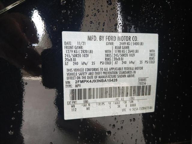Photo of 2022 Agate Black Metallic Ford Edge