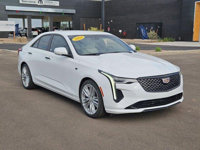 Photo of 2021 Summit White Cadillac CT4