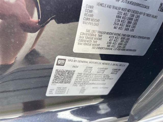 Photo of 2024 Gray GMC Sierra 1500