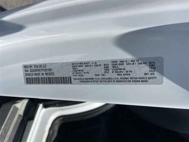 Photo of 2023 Bright White Clearcoat RAM ProMaster 2500