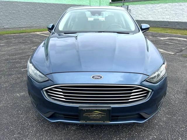 Photo of 2019 Dark Blue Ford Fusion Hybrid