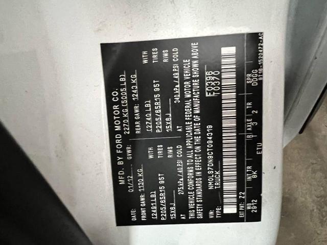 Photo of 2012 Frozen White Ford Transit Connect
