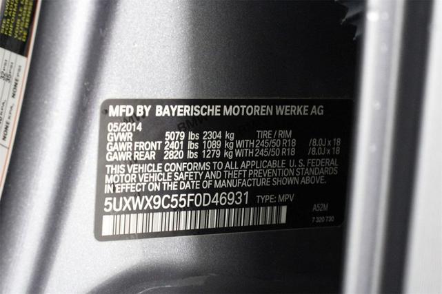 Photo of 2015 Space Gray Metallic BMW X3