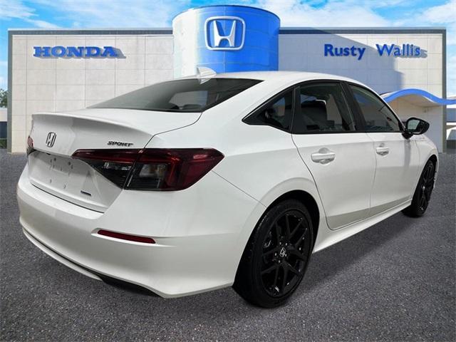 Photo of 2025 Platinum White Pearl Honda Civic Hybrid