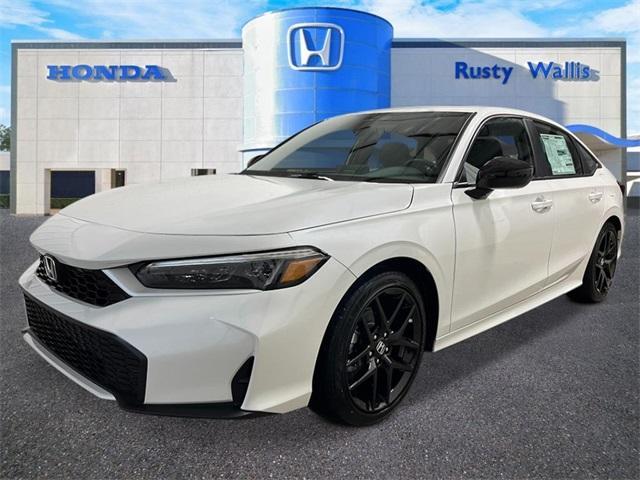 Photo of 2025 Platinum White Pearl Honda Civic Hybrid