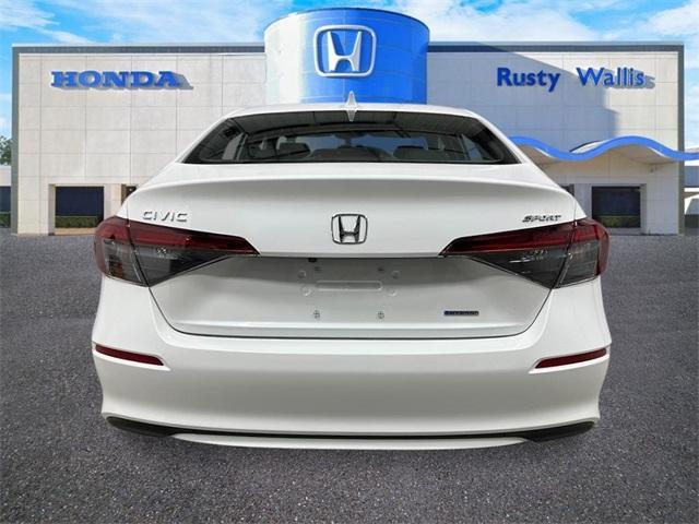 Photo of 2025 Platinum White Pearl Honda Civic Hybrid