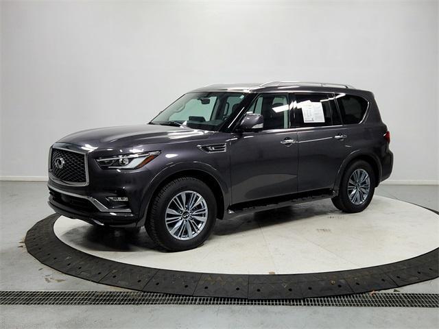 Photo of 2024 Anthracite Gray INFINITI QX80