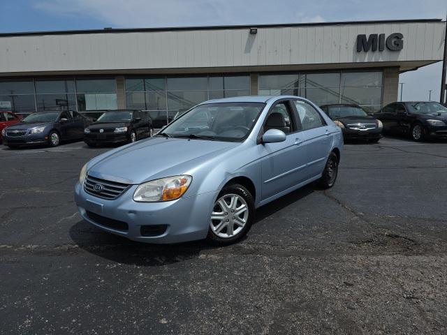 Photo of 2008 Ice Blue Metallic Kia Spectra