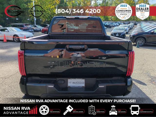 Photo of 2024 Midnight Black Metallic Toyota Tundra