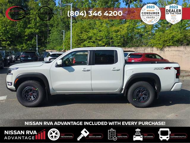Photo of 2025 Glacier White Nissan Frontier