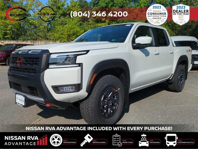 Photo of 2025 Glacier White Nissan Frontier