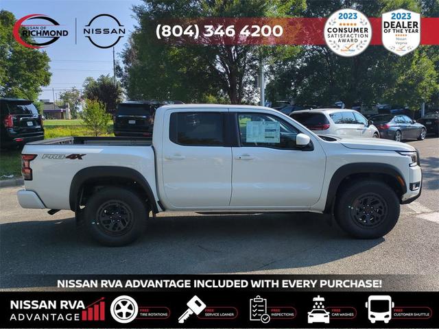 Photo of 2025 Glacier White Nissan Frontier