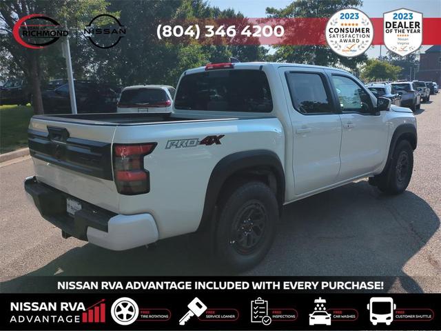 Photo of 2025 Glacier White Nissan Frontier