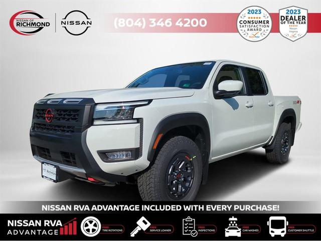 Photo of 2025 Glacier White Nissan Frontier