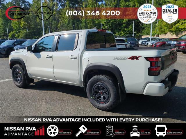 Photo of 2025 Glacier White Nissan Frontier
