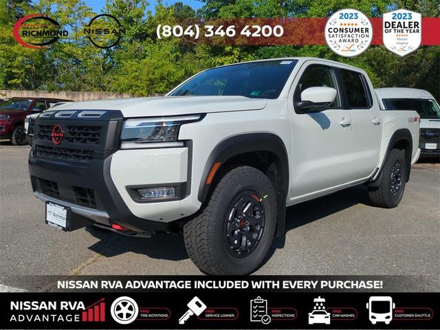 Photo of 2025 Glacier White Nissan Frontier