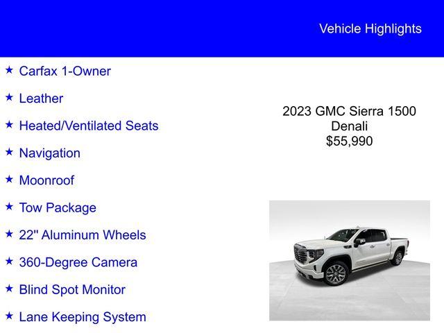 Photo of 2023 White Frost Tri-Coat GMC Sierra 1500