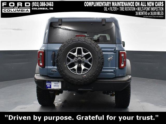 Photo of 2025 Azure Gray Metallic Tri-Coat Ford Bronco