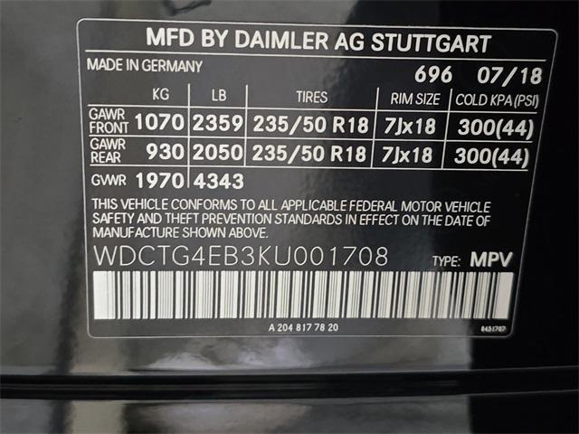 Photo of 2019 Midnight Black Mercedes-Benz GLA 250
