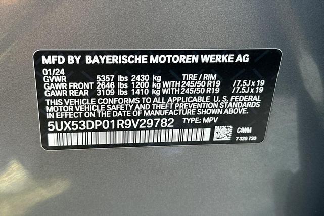 Photo of 2024 Skyscraper Grey Metallic BMW X3