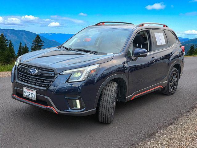 Photo of 2022 Dark Blue Pearl Subaru Forester