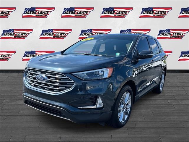 Photo of 2022 Blue Metallic Ford Edge