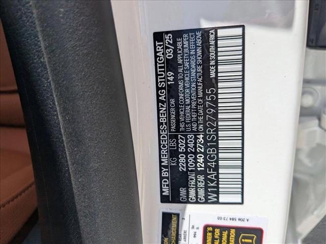Photo of 2025 Polar White Mercedes-Benz C-Class