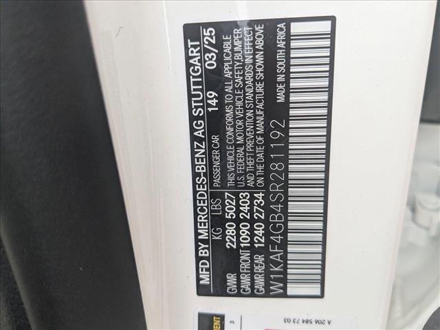 Photo of 2025 Polar White Mercedes-Benz C-Class