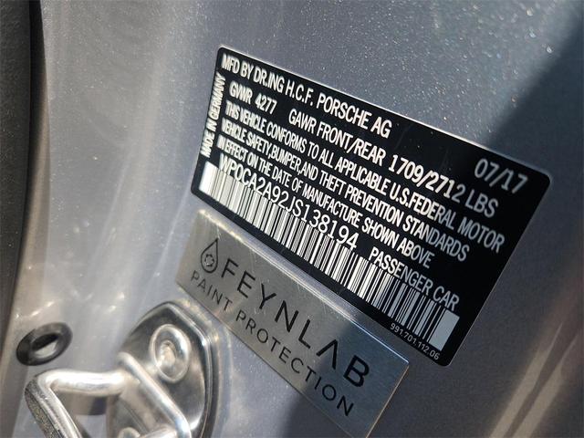 Photo of 2018 GT Silver Metallic Porsche 911