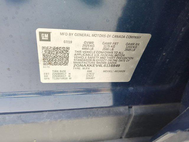 Photo of 2020 Pacific Blue Metallic Chevrolet Equinox