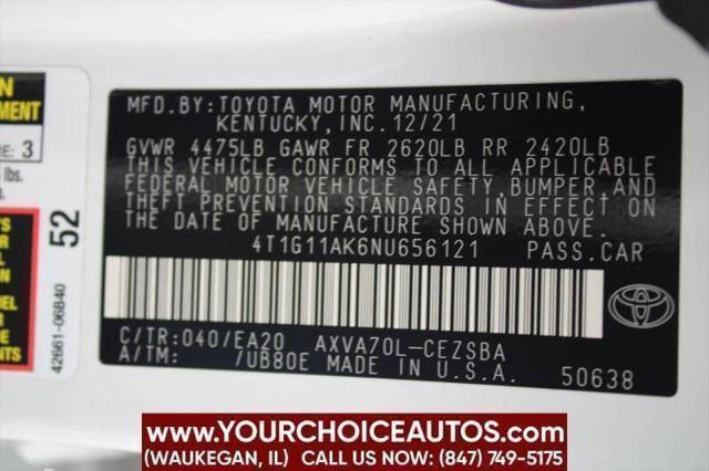 Photo of 2022 White Toyota Camry