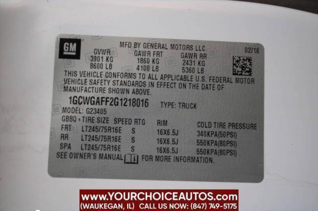 Photo of 2016 Summit White Chevrolet Express 2500