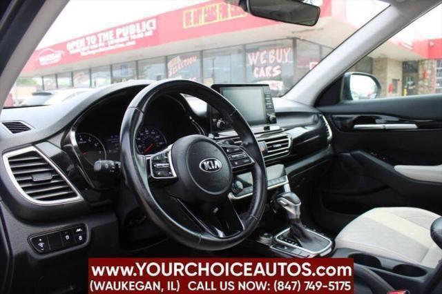 Photo of 2021 Cherry Black Kia Seltos