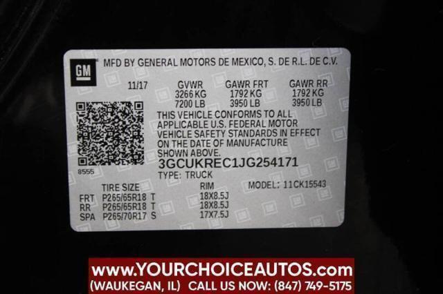 Photo of 2018 Black Chevrolet Silverado 1500