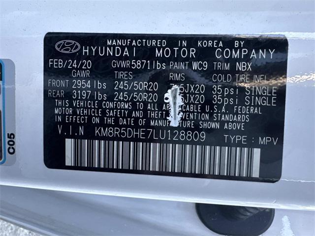 Photo of 2020 Hyper White Hyundai PALISADE