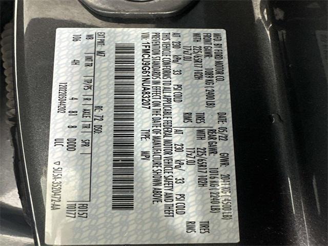 Photo of 2022 Gray Metallic Ford Escape