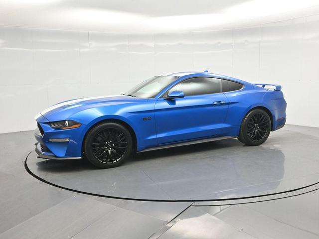 Photo of 2020 Velocity Blue Metallic Ford Mustang