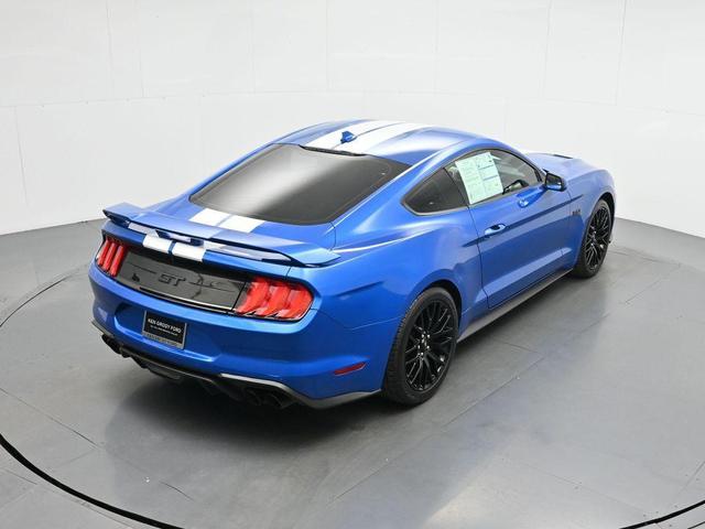 Photo of 2020 Velocity Blue Metallic Ford Mustang