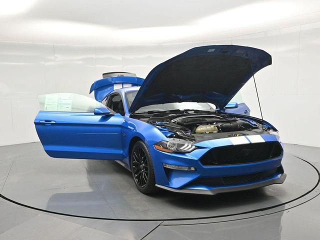 Photo of 2020 Velocity Blue Metallic Ford Mustang