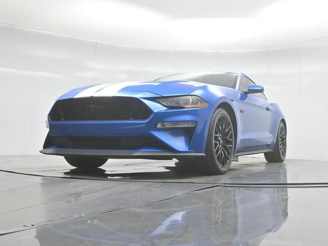 Photo of 2020 Velocity Blue Metallic Ford Mustang