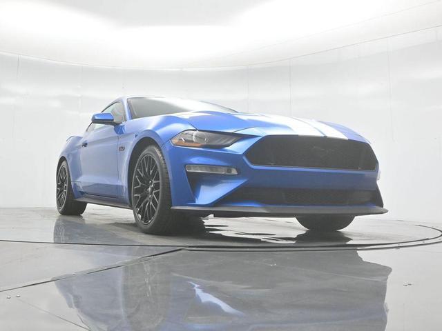 Photo of 2020 Velocity Blue Metallic Ford Mustang