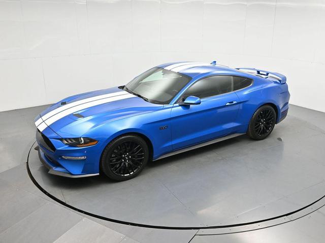 Photo of 2020 Velocity Blue Metallic Ford Mustang