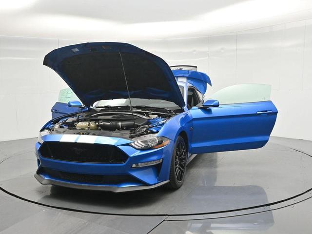 Photo of 2020 Velocity Blue Metallic Ford Mustang