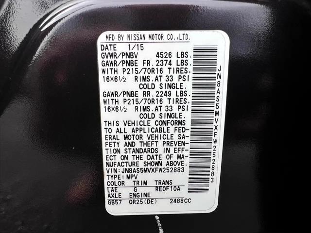Photo of 2015 MAROON Nissan Rogue Select