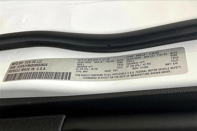 Photo of 2025 Bright White Clearcoat Jeep Grand Cherokee 4xe